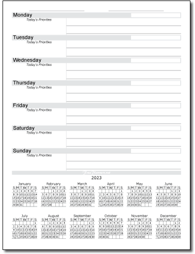2023 Monthly Calendar Planner Style 2